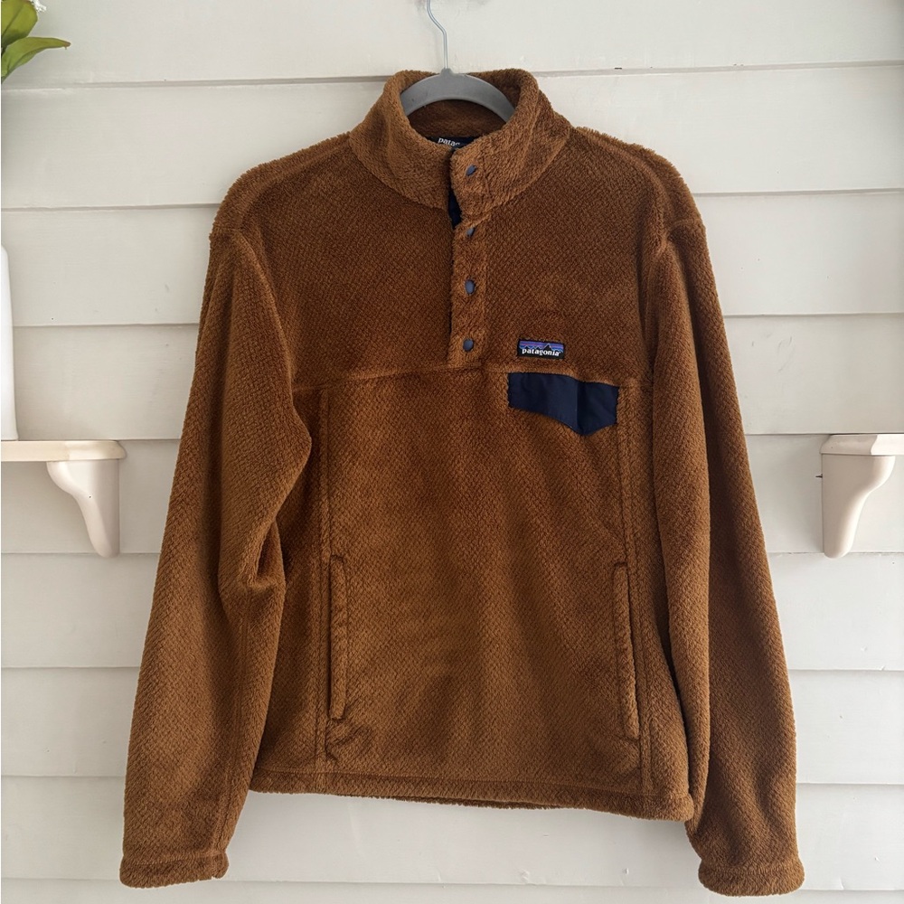 Patagonia Re Tool Snap Fleece Pullover Brown Women’s Small